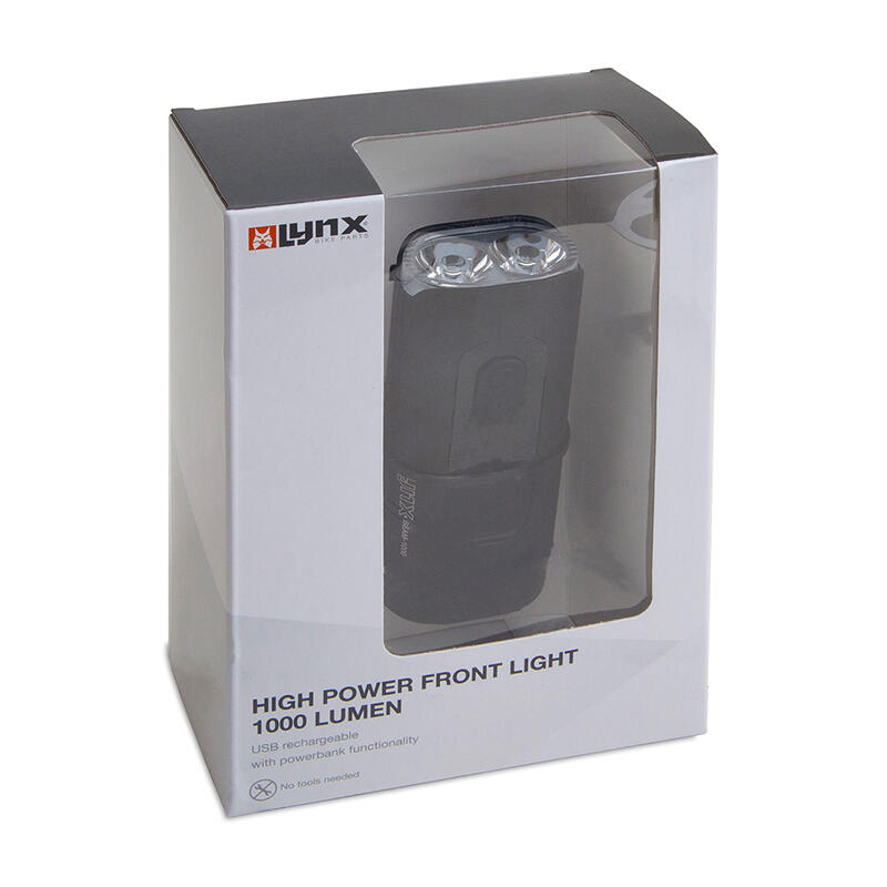 LYNX Powerful USB Bike Headlight 1000