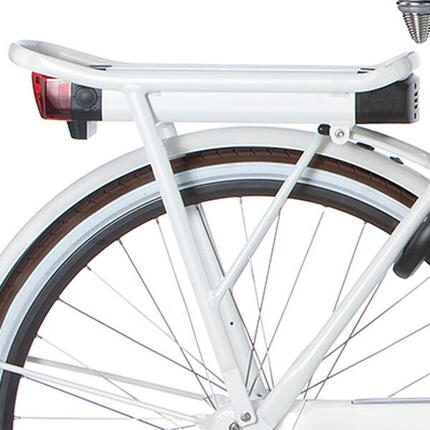 Cortina E-U4 Porte-bagages arrière en perle blanche pour vélos femmes