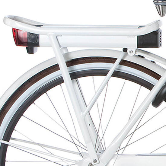 Cortina E-U4 Porte-bagages arrière en perle blanche pour vélos femmes