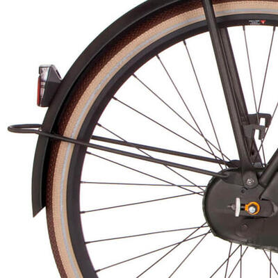 Cortina achter spatbordstang 28 e-u4 zwart goud matt