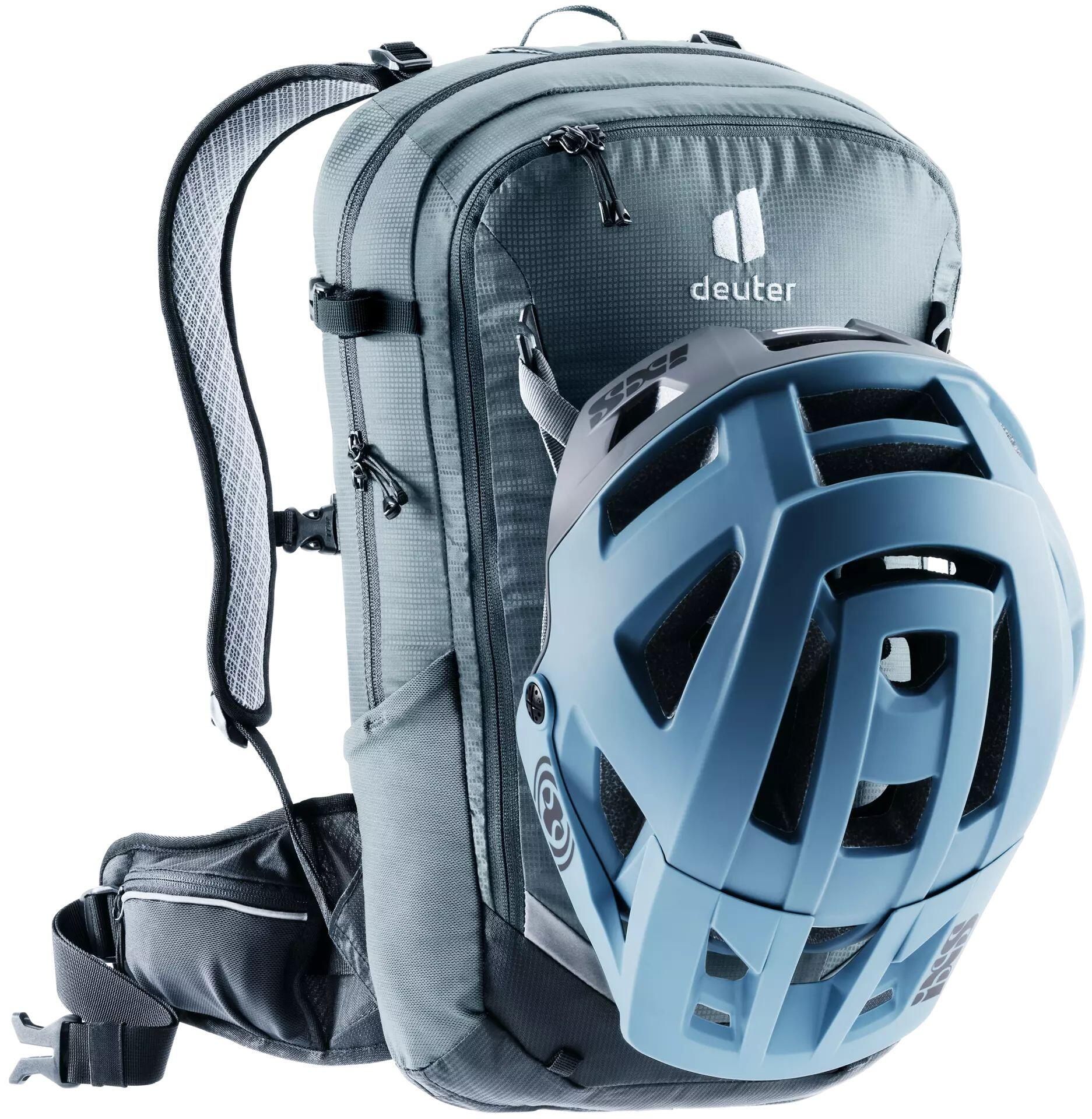 Sac à dos VTT Deuter Flyt 14 graphite noir 14L Airstripes ventilé TÜV/GS 5/6