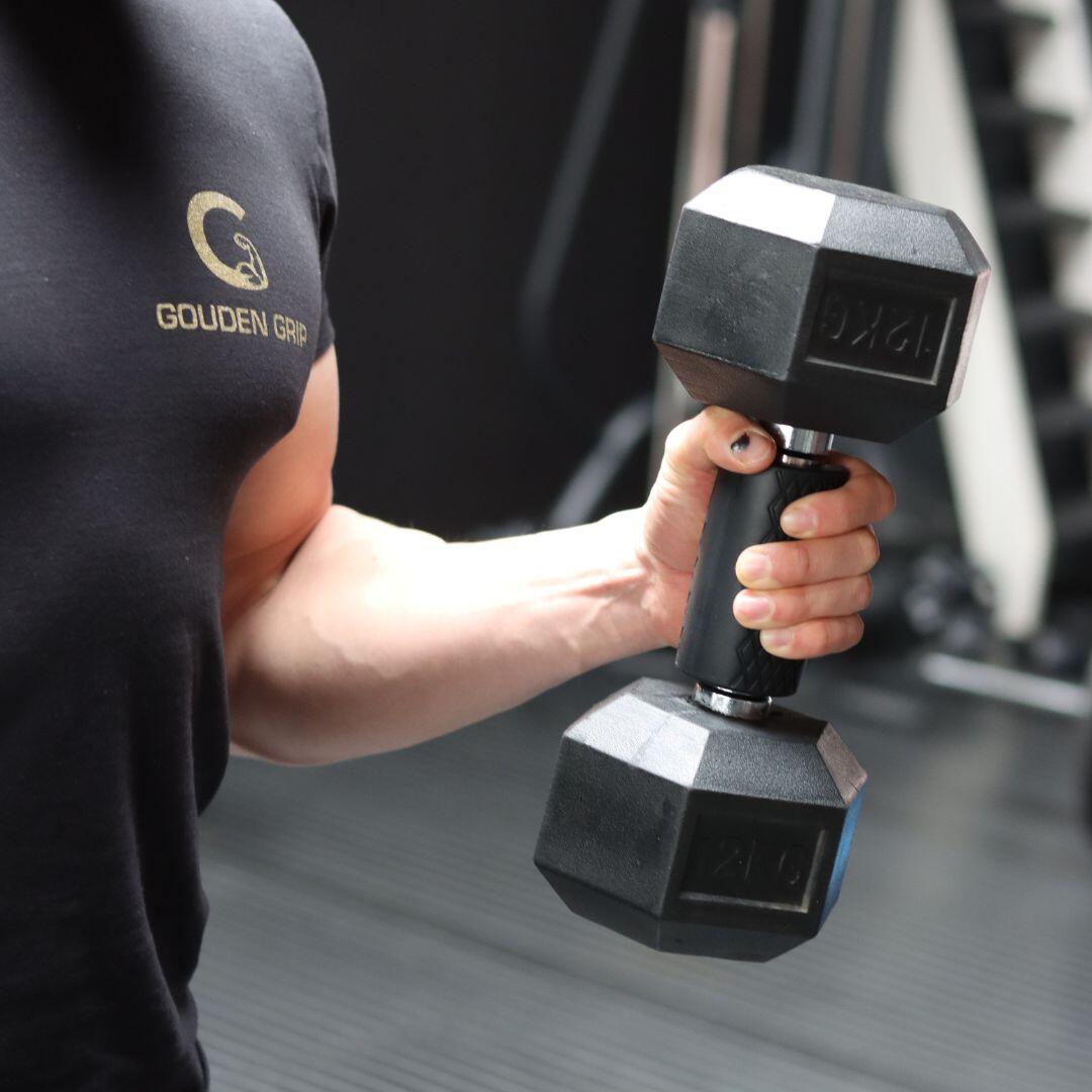 Golden Grip Thick Grips - Gripz Dumbells - Fat 4/4