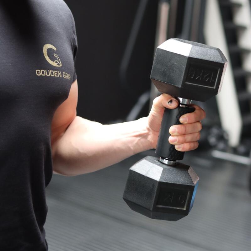 Golden Grip Poignées de graisse - Thick Grips - Gripz - Fat Dumbell Grip