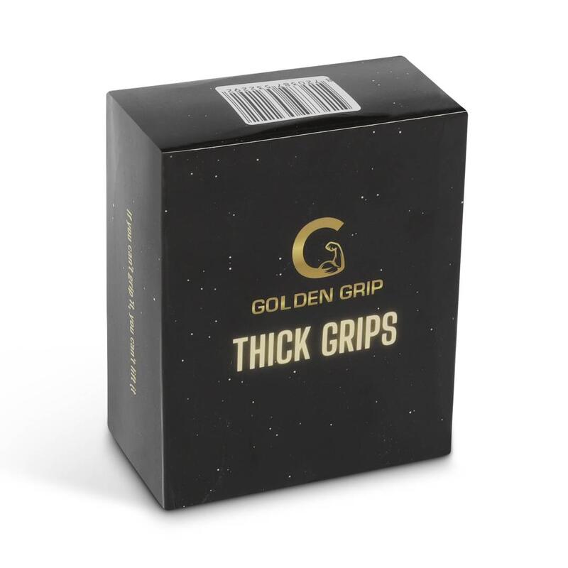 Golden Grip Thick Grips - Impugnature per fitness grasso - nero