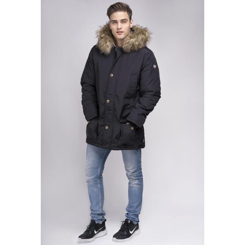 LONSDALE Herren Winterjacke mit Kapuze normale Passform STREETLAM