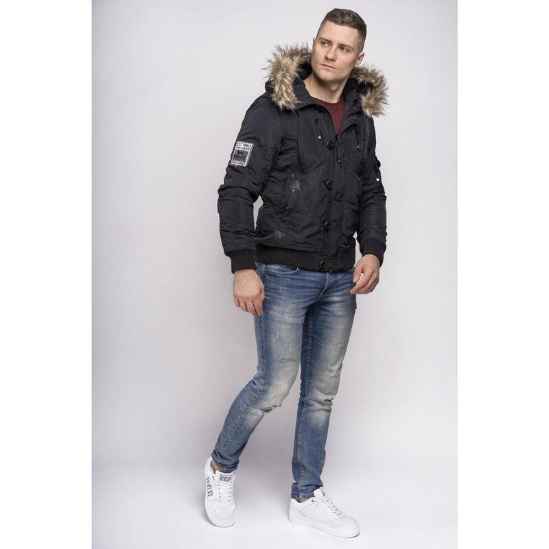 LONSDALE Herren Winterjacke mit Kapuze normale Passform JARRETH