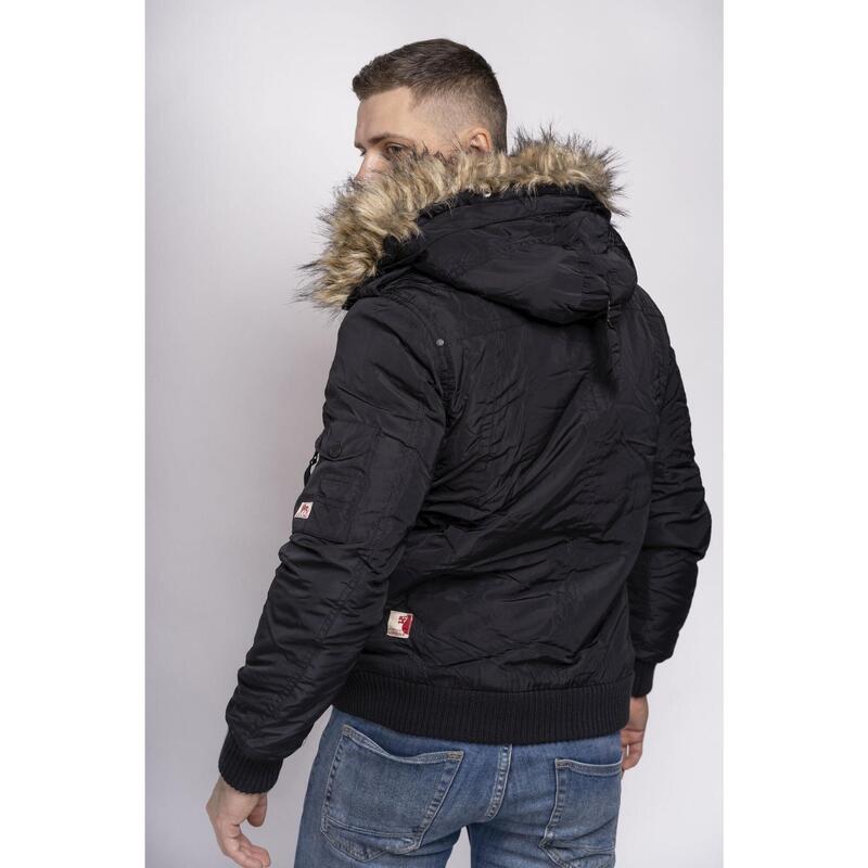 LONSDALE Herren Winterjacke mit Kapuze normale Passform JARRETH