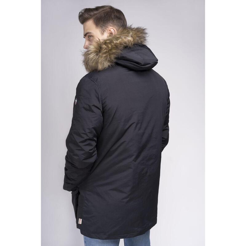 LONSDALE Herren Winterjacke mit Kapuze normale Passform STREETLAM