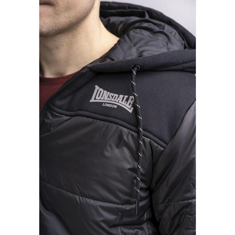 LONSDALE Herren Winterjacke mit Kapuze normale Passform BOTALLACK