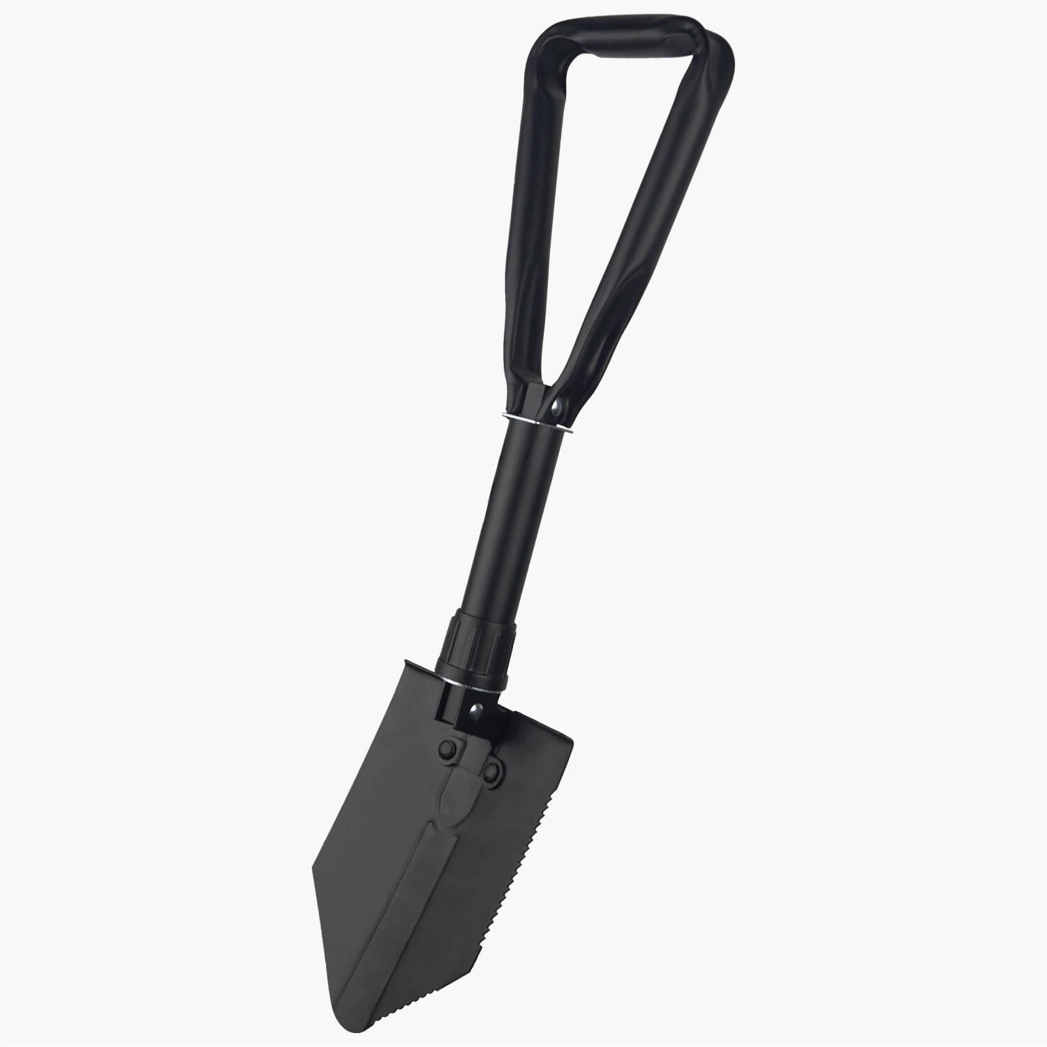 Lomo Tri Folding Army Entrenching Tool Shovel - Black 1/7