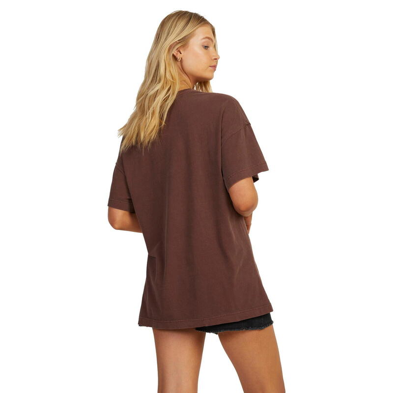 Roxy T-Shirt Sweet Janis Oversized Shirt braun