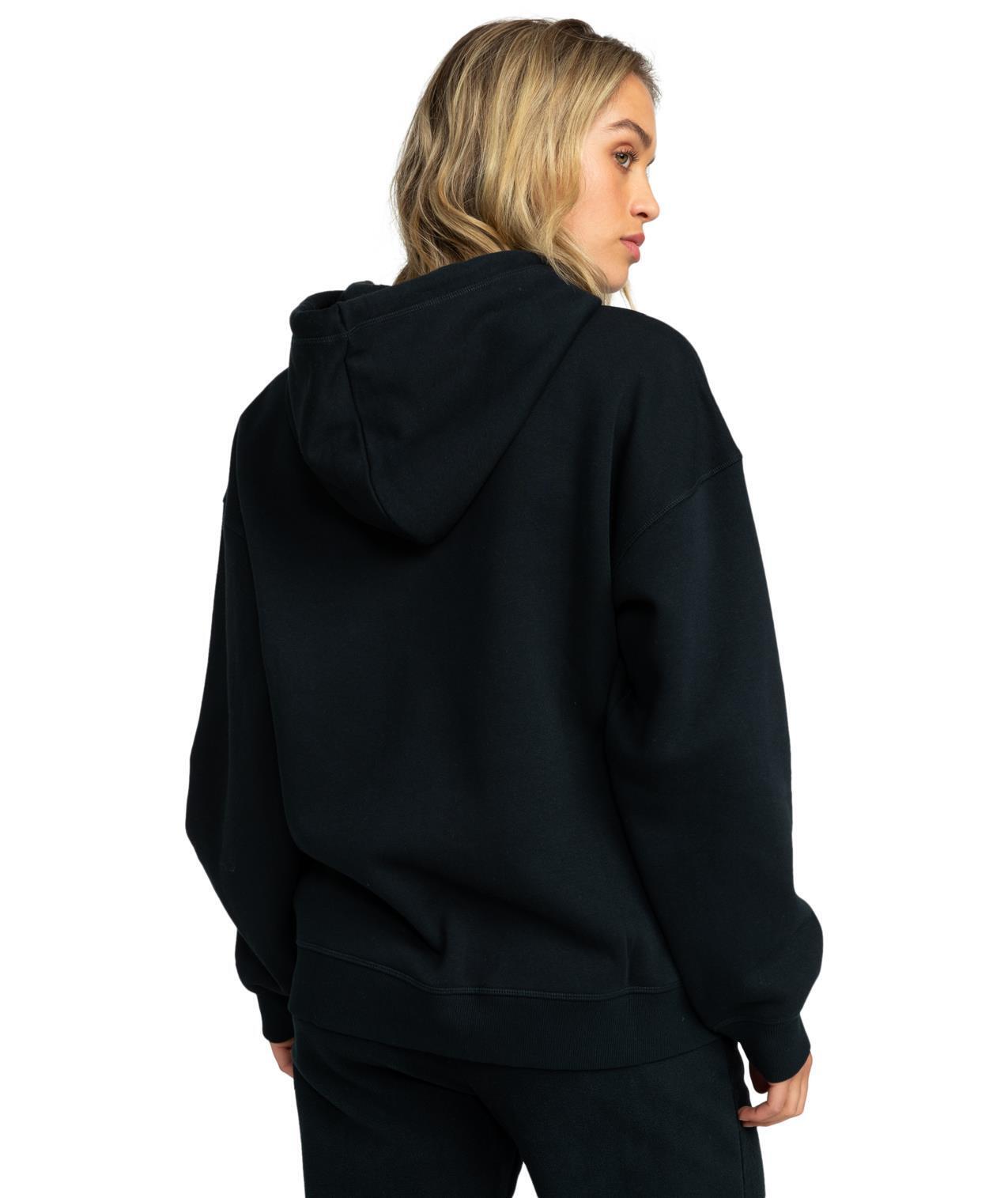 Sudadera con capucha para mujer Roxy Thats rad en color negro 5/5