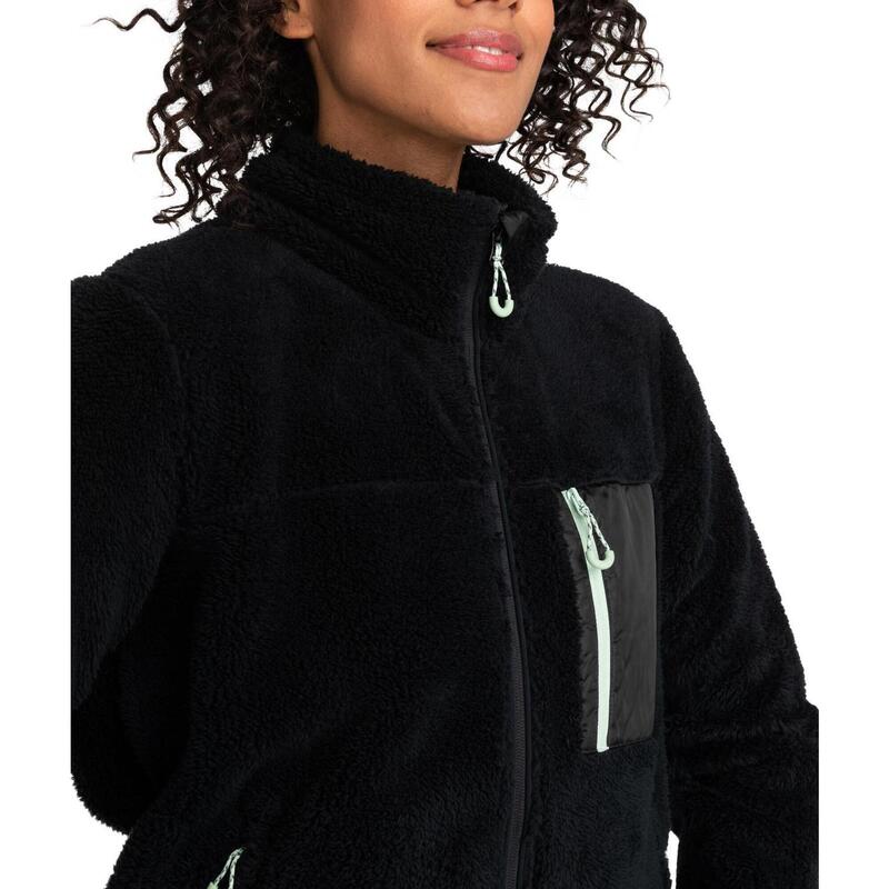 Roxy Funktions Fleece Alabama Fleecejacke schwarz