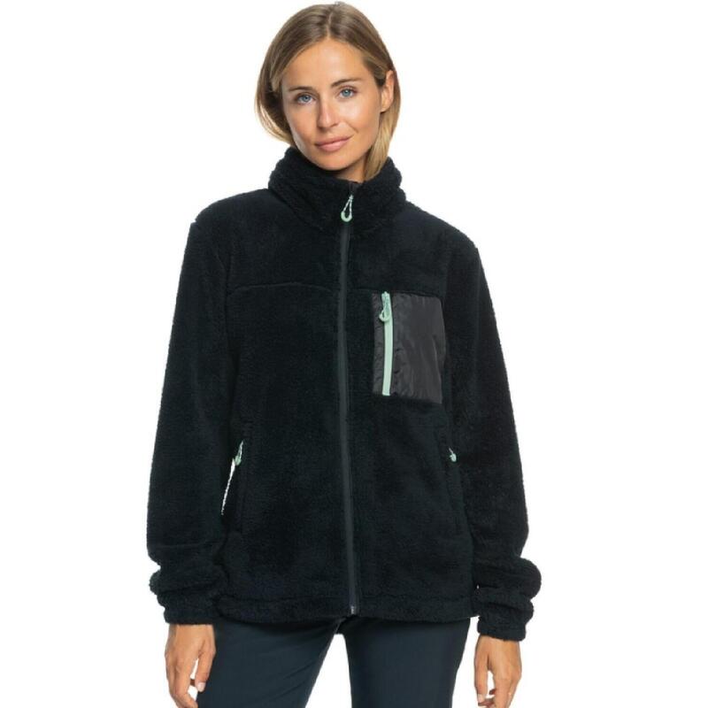 Roxy Funktions Fleece Alabama Fleecejacke schwarz