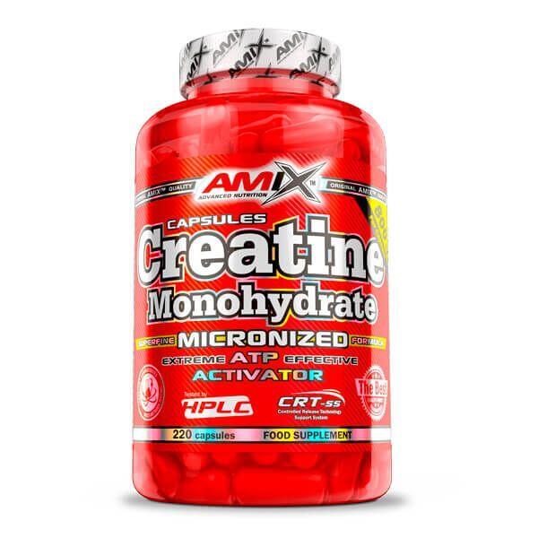 Creatina monohidratada micronizada - 220 cápsulas de Amix Nutrition Exclusivo Online      39,50€  Preço por quantidade 179,55€kg AMIX Creatina monohidratada micronizada - 220 cápsulas de Amix NutritionVendido e expedido por: Masmusculo  