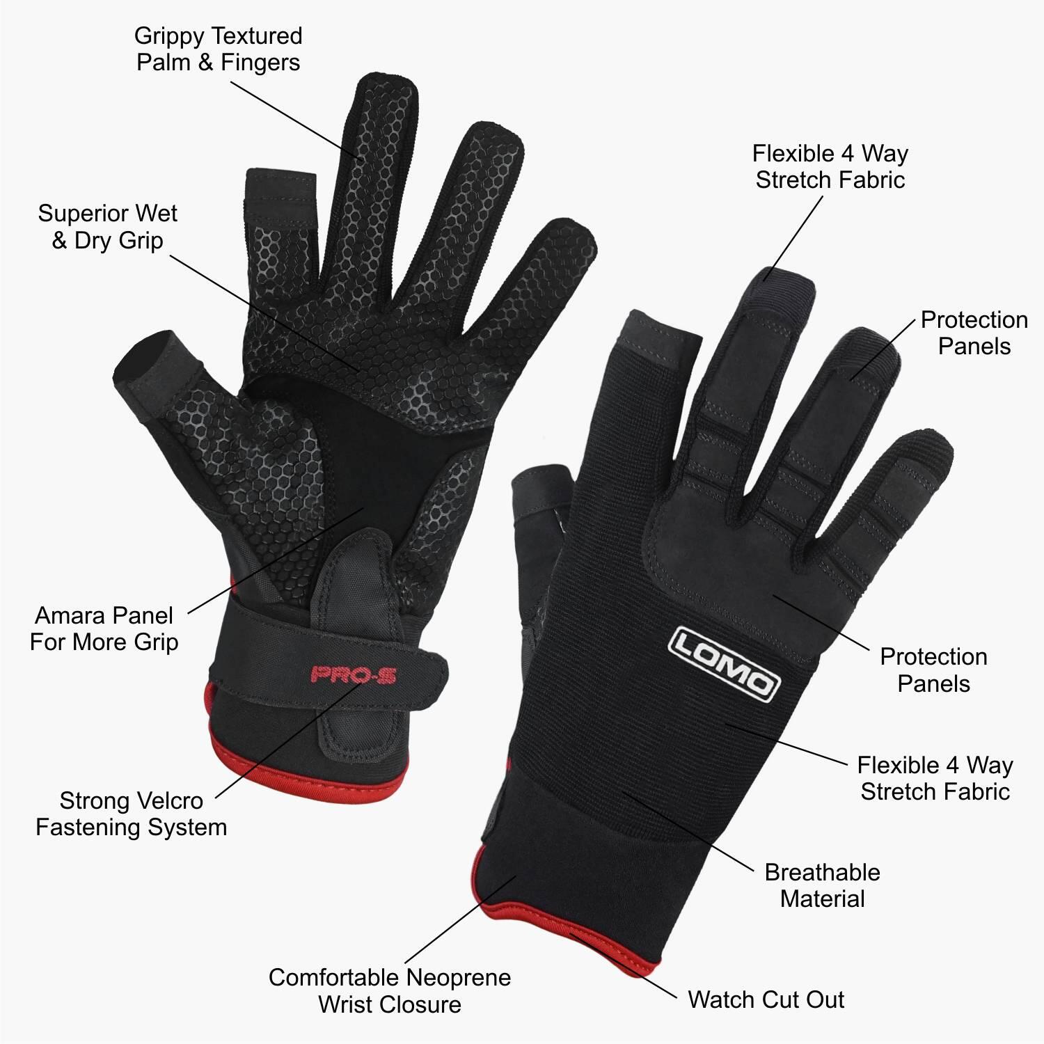 Sailing Pro-S Gloves - SIT (Short Index finger and Thumb) 5/7