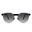 CLOUD O001 Adult Unisex Folding Sunglasses - Matte Black / Grey Gradient