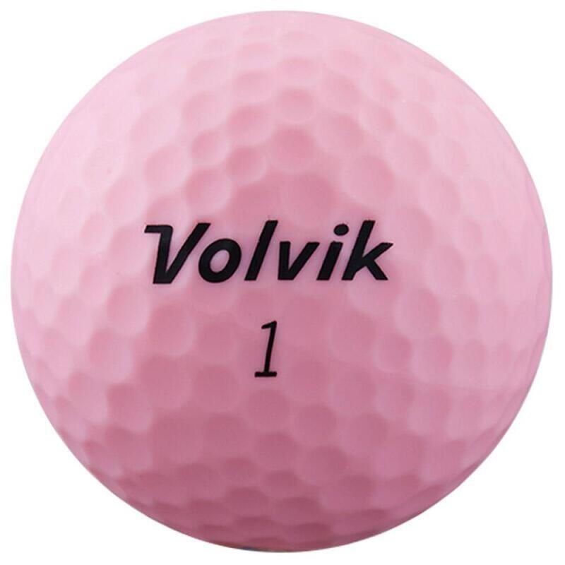 Caja de 12 bolas de golf Volvik Vimat Soft Rosa