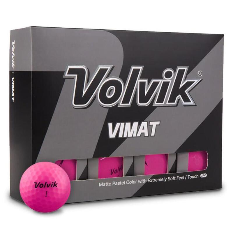 Volvik Vimat Soft Rood 12 golfballen