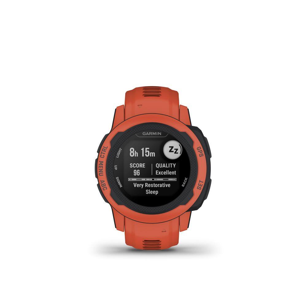 Garmin instinct gps watch flame red sale