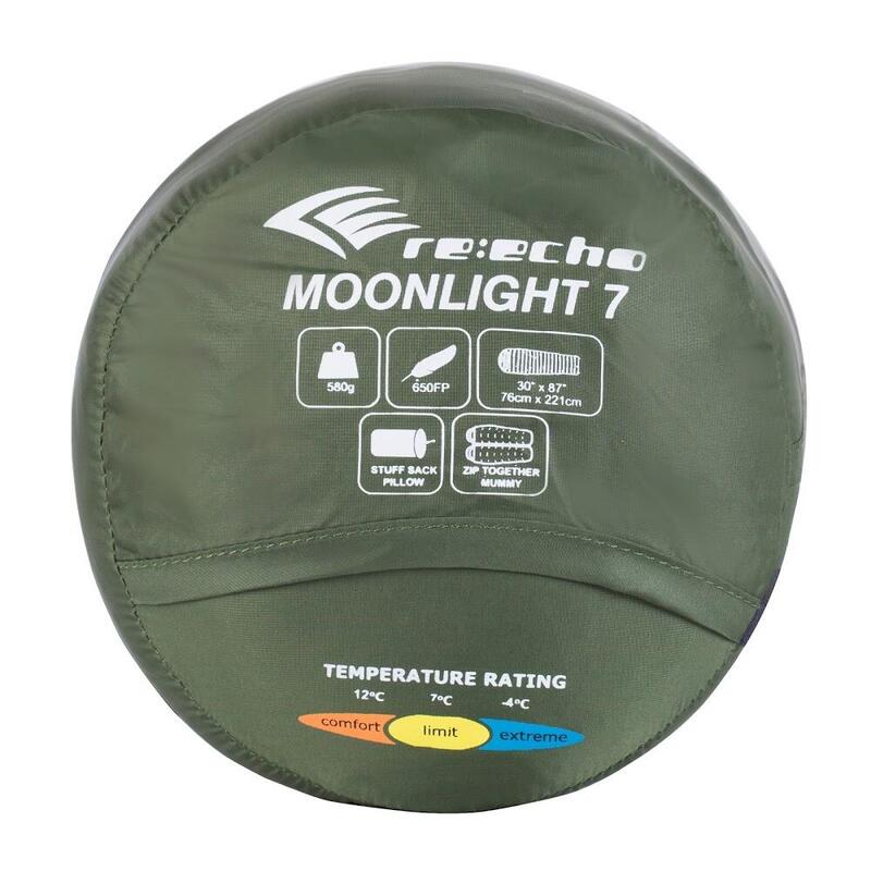 MOONLIGHT 7 ℃ ultralight Down sleeping bag - Green