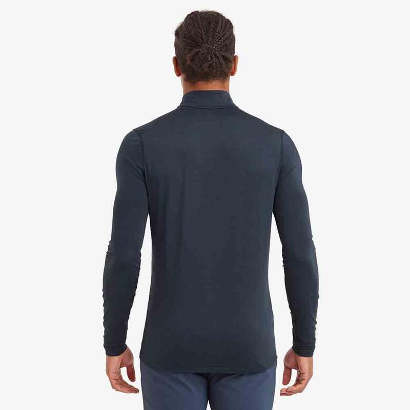 Dart XT Zip Neck Long-sleeve Baselayer - Dark Blue