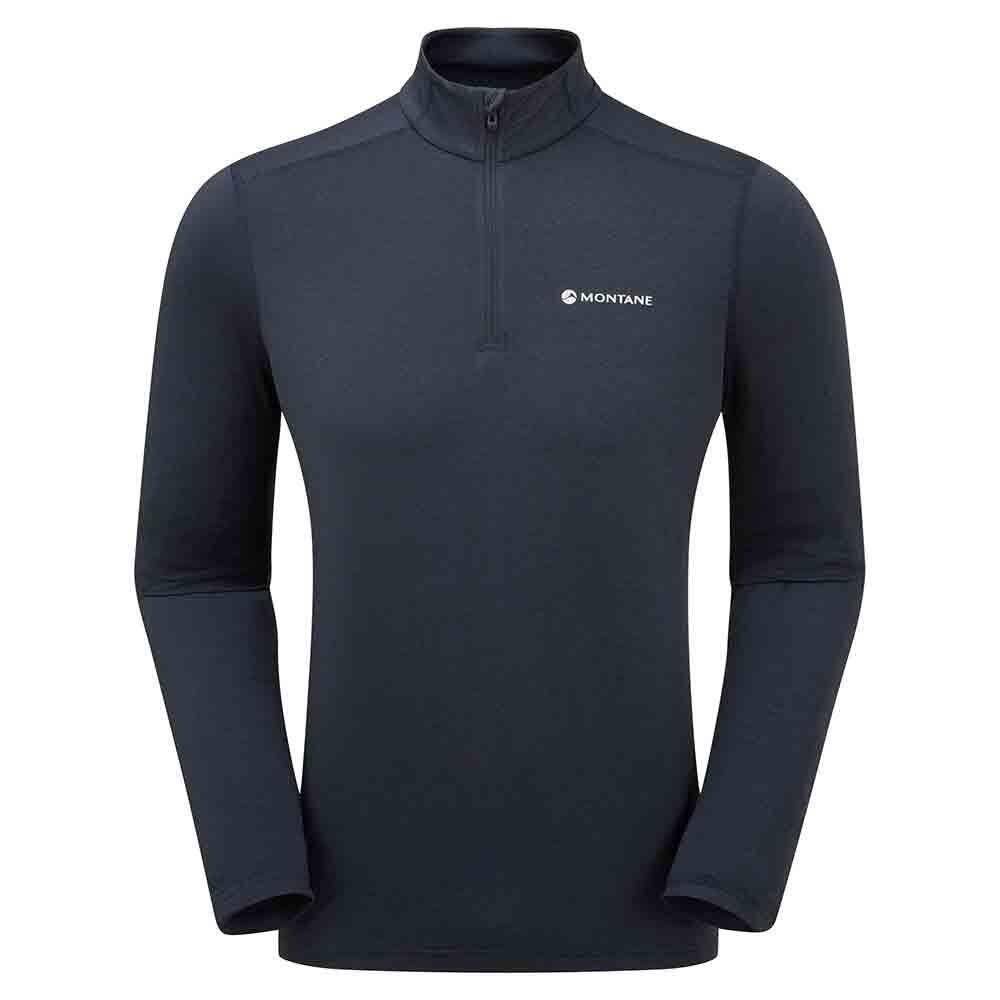Dart XT Men's Zip Neck Long-sleeve Baselayer - Black