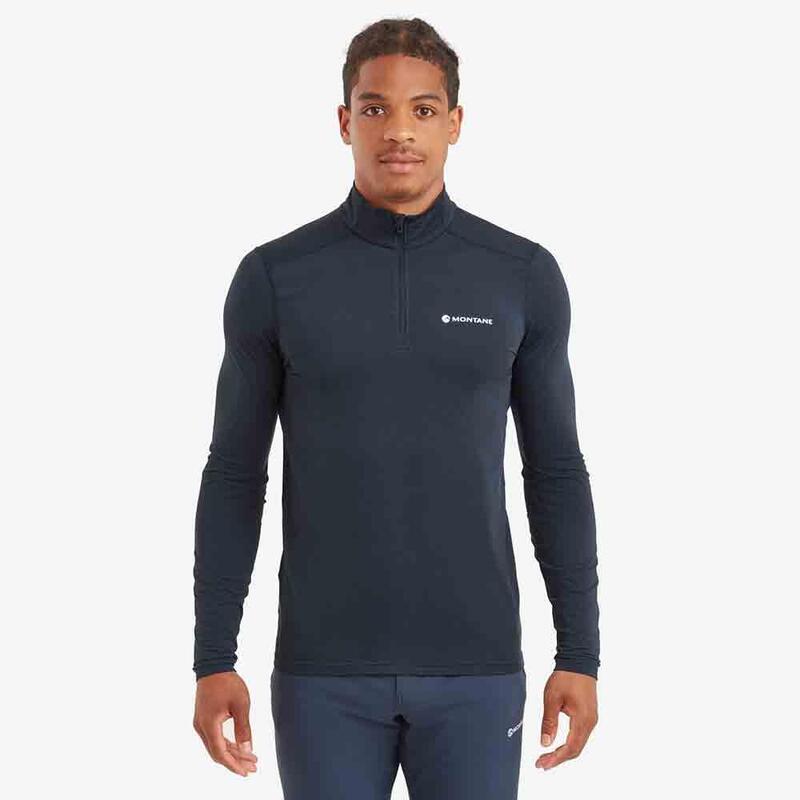 Dart XT Zip Neck Long-sleeve Baselayer - Dark Blue