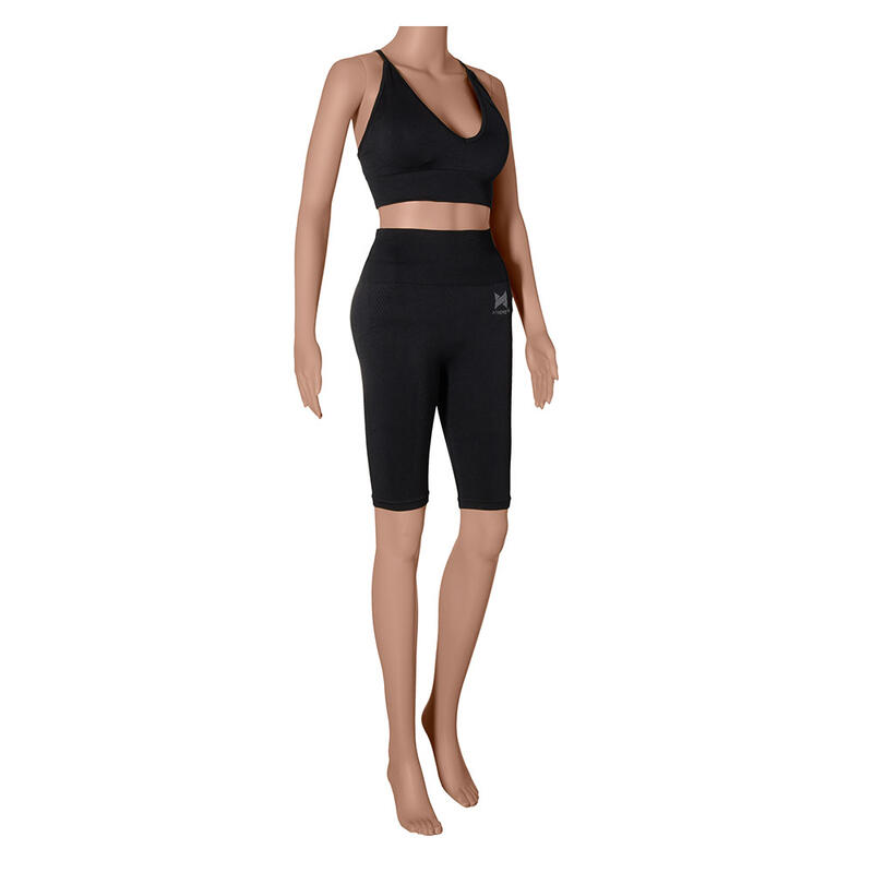 Xtreme Sportswear Legging de sport court Femme Short noir