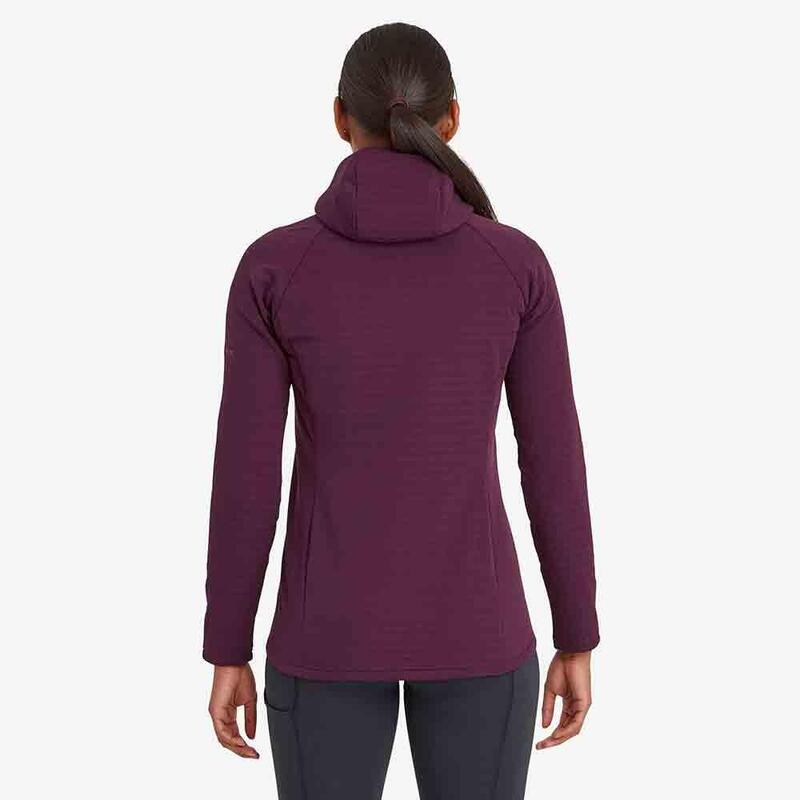 Protium XT Hoodie Women's Warm Fleece Jacket - Dark Purple