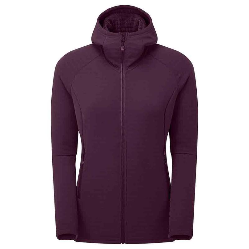 Protium XT Hoodie Women's Warm Fleece Jacket - Dark Purple