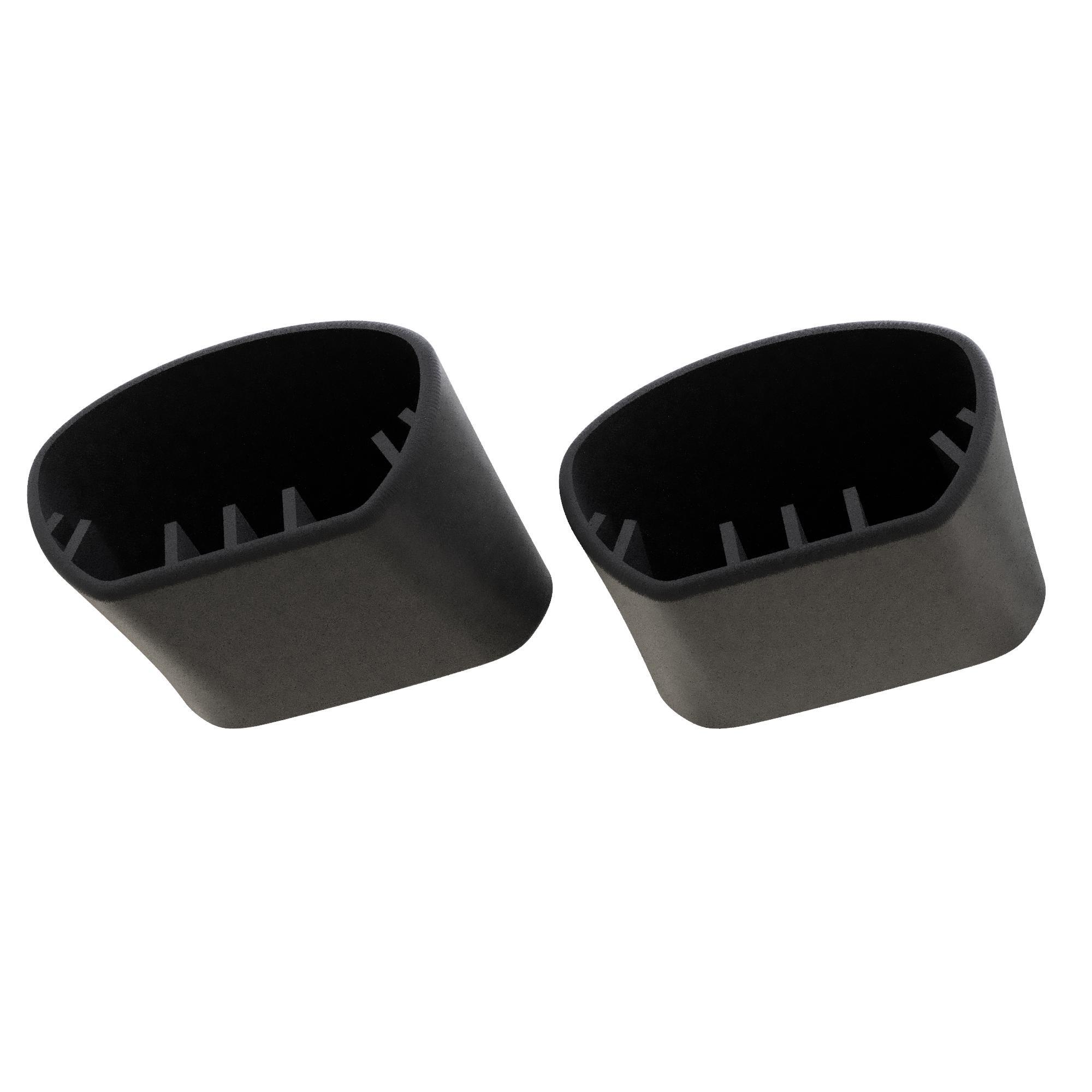 Pair of foot caps for rowing machine Domyos RTC 690