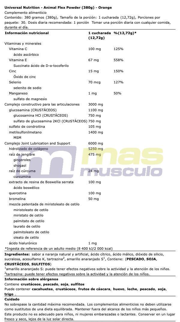 Soutien articulaire Flex 348g Animal 4/4