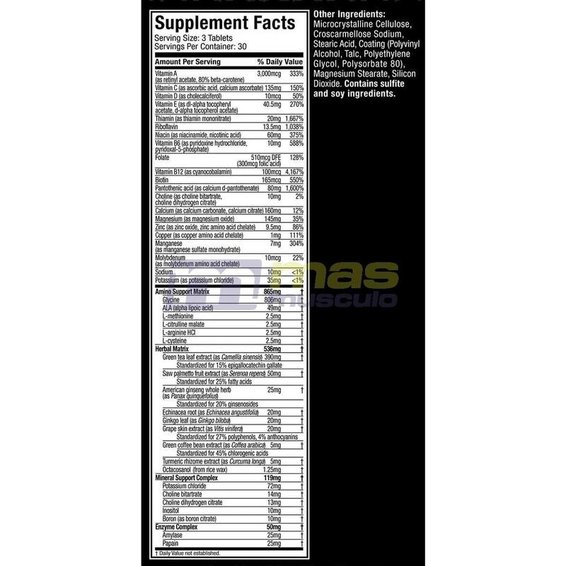 Witaminy i minerały Muscle Tech Platinum Multi Vitamin 90tabs.