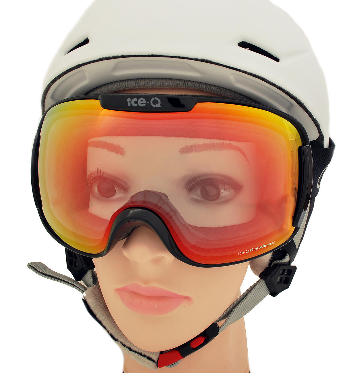 Gogle narciarskie Ice-Q Alta Badia Photochromic Red OTG na okulary S0-S3 5/7