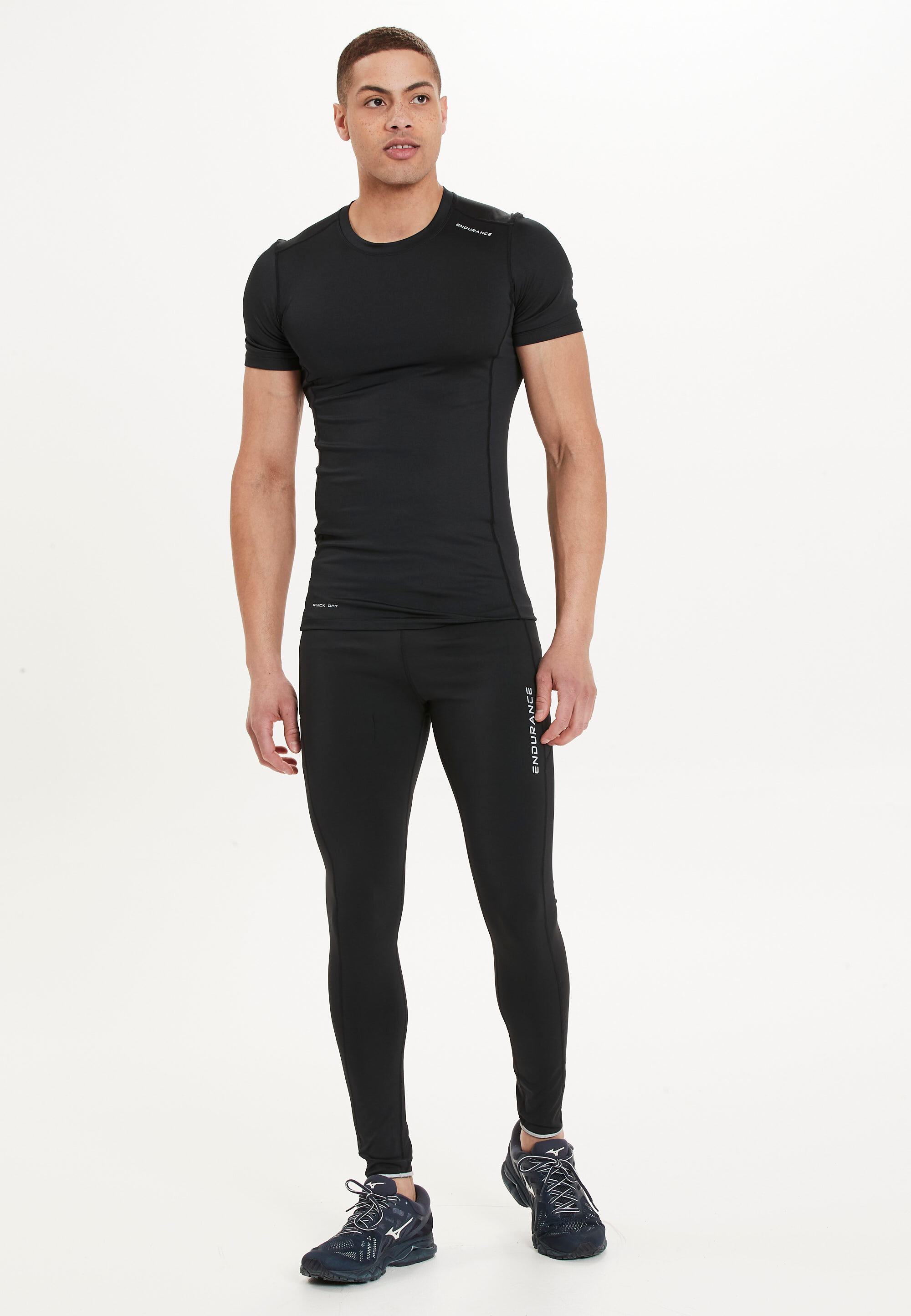 Endurance Herren Leggings Energy - 3/4 Sportstrumpfhose Mit Kompression