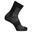 Wrightsock Coolmesh Crew - Grijs/Zwart - Dubbellaags anti-blaar sokken