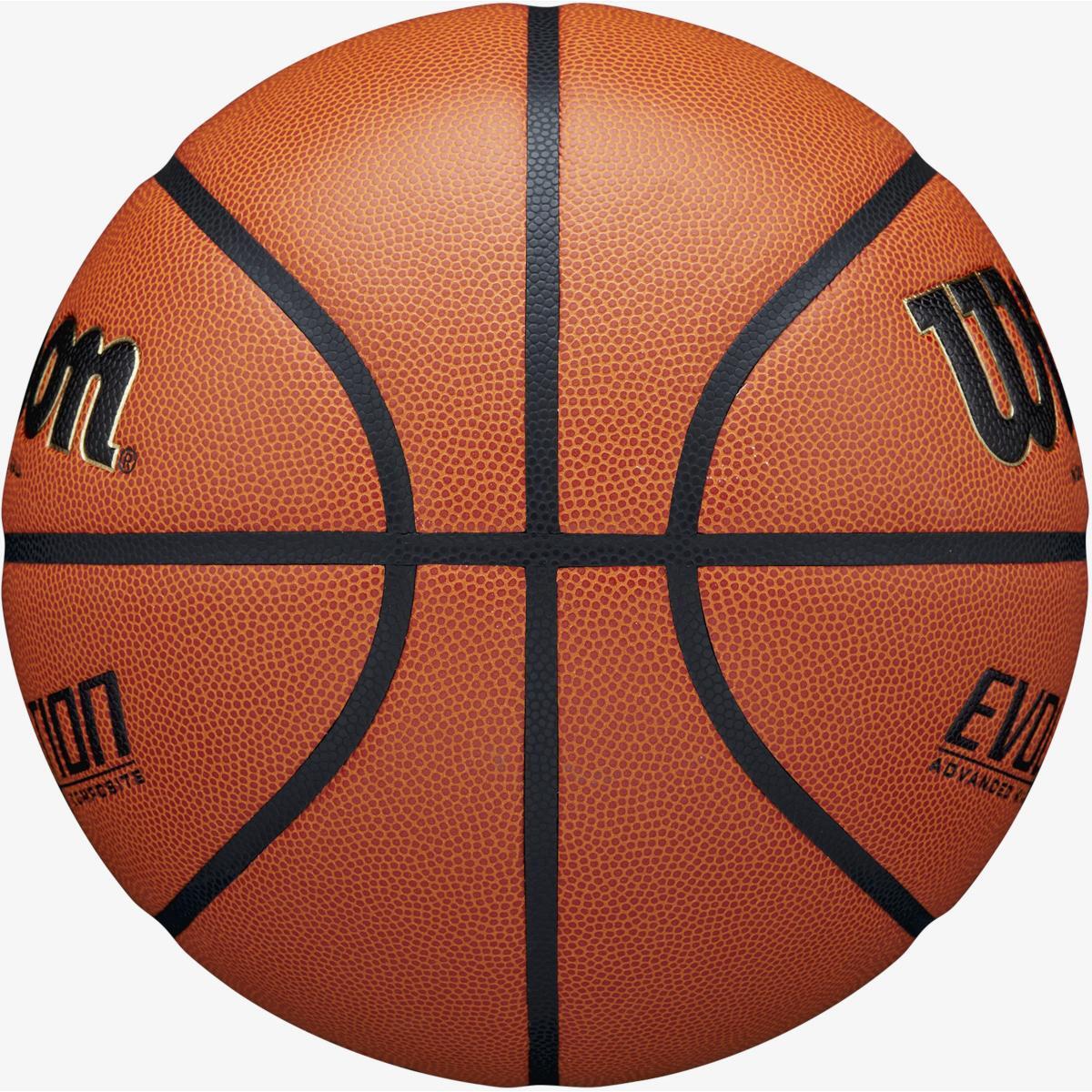 Ballon De Basket Wilson Evolution Game Ball – Taille Officielle 74,9 Cm, Microfibre Evo, Canaux Incrustés, NFHS – Pour Matchs En Intérieur