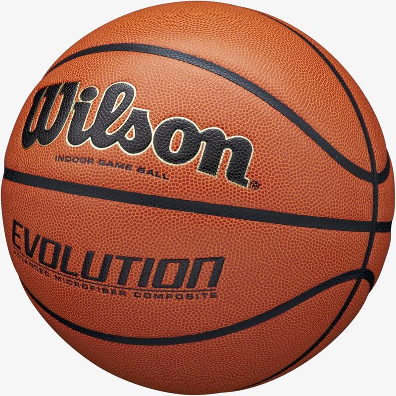 Wilson Basketball Evolution, Größe 6, Orange-Schwarz