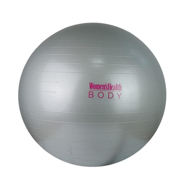 Woman’s Health, Fitnessball, Yoga Bal, 55 cm, Anti Burst, Grijs