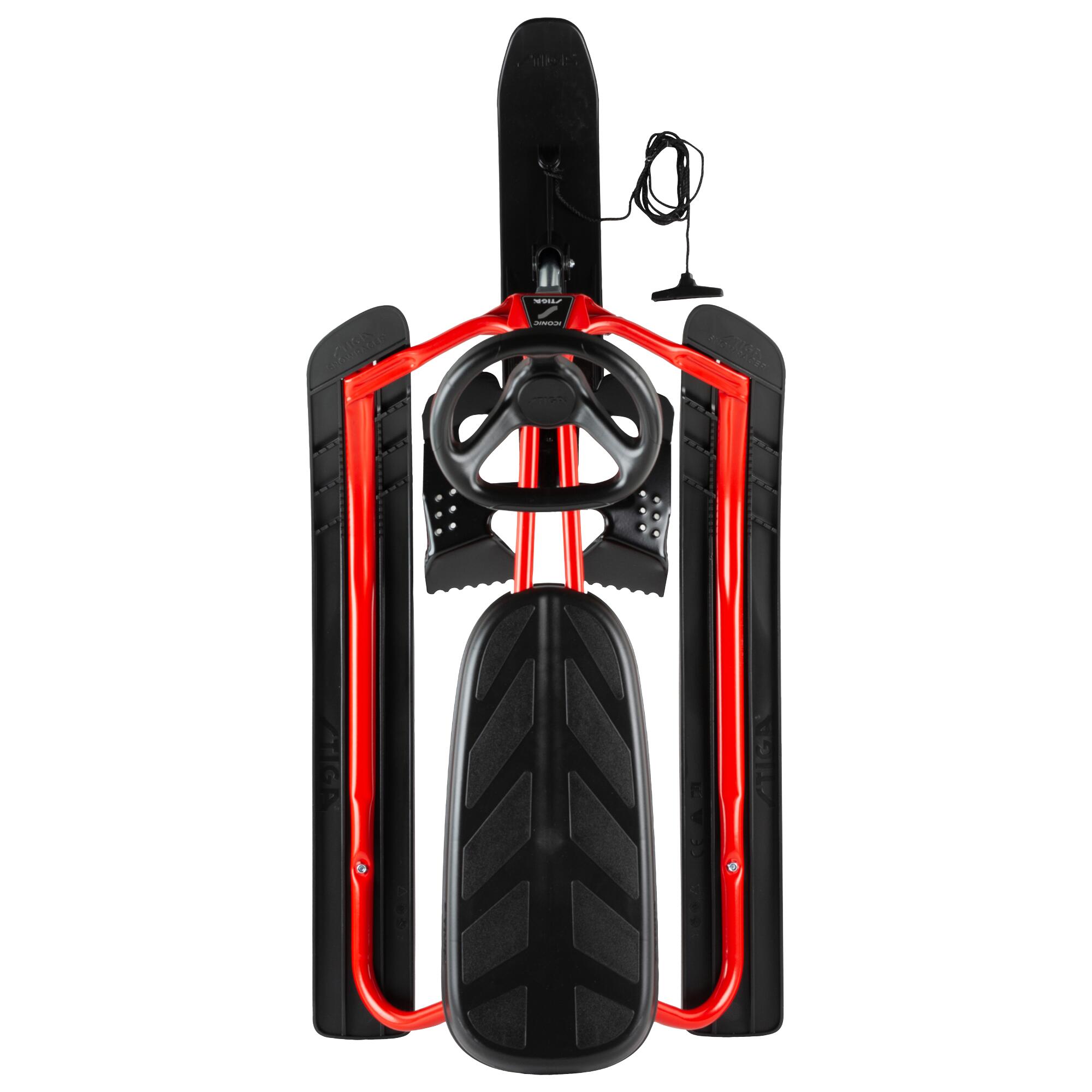 Trineo Snowracer Iconic Red/Black 3/4
