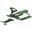 Schlitten Snowracer Iconic Bio Graphite Grey/Green