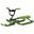 Slitta Snowracer Curve SX Black/Green