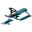 Slee Snowracer Iconic Bio Graphite Grey/Aqua