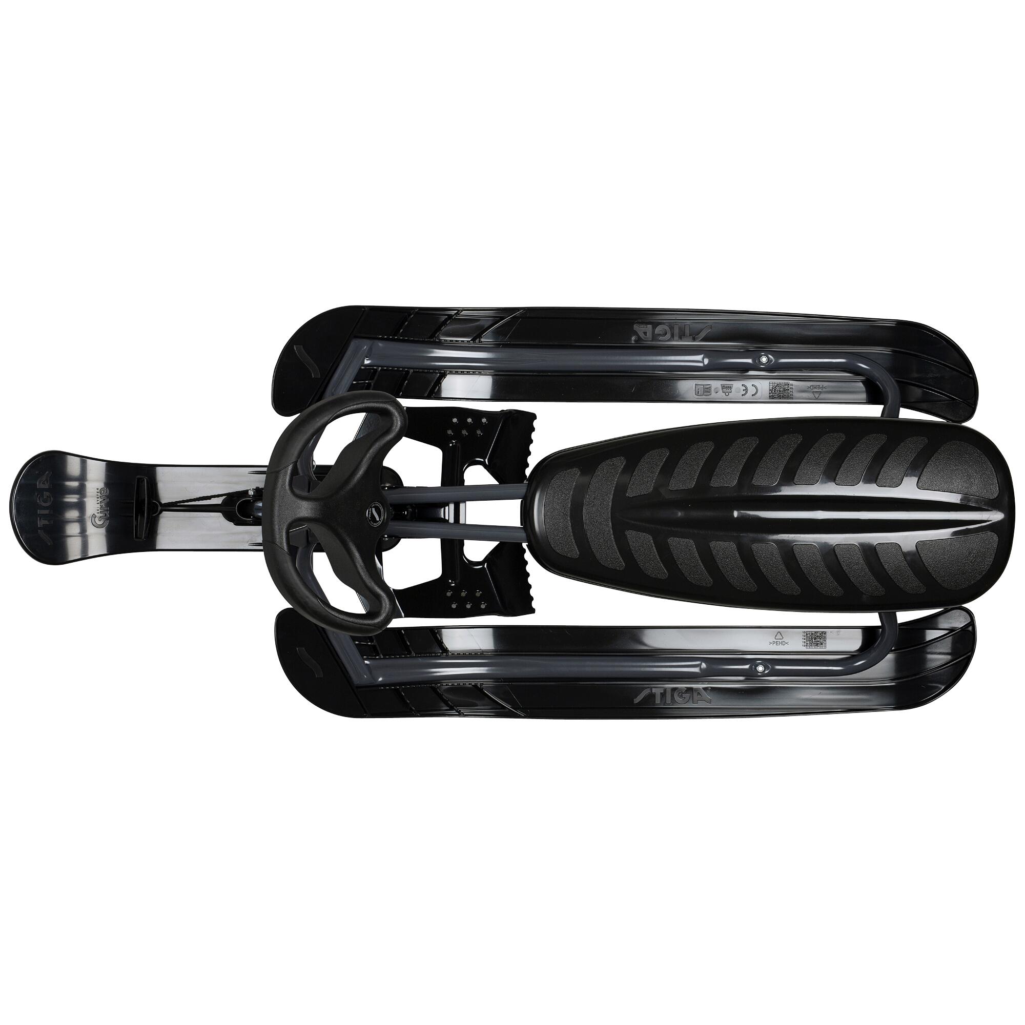 Slitta Snowracer Curve Graphite Grey/Black 3/7