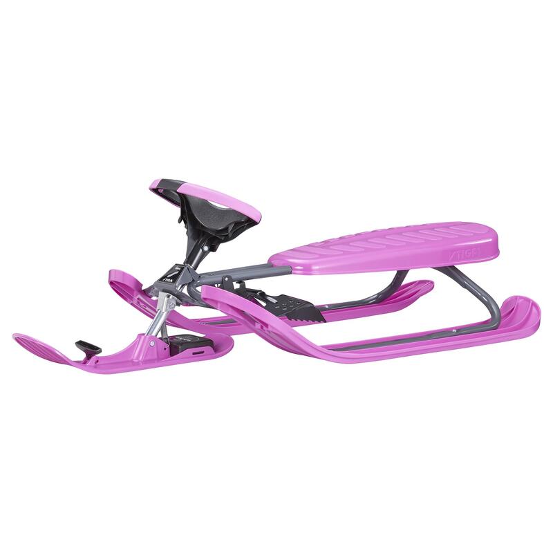 Luge Snowracer Curve Graphite Grey/Pink