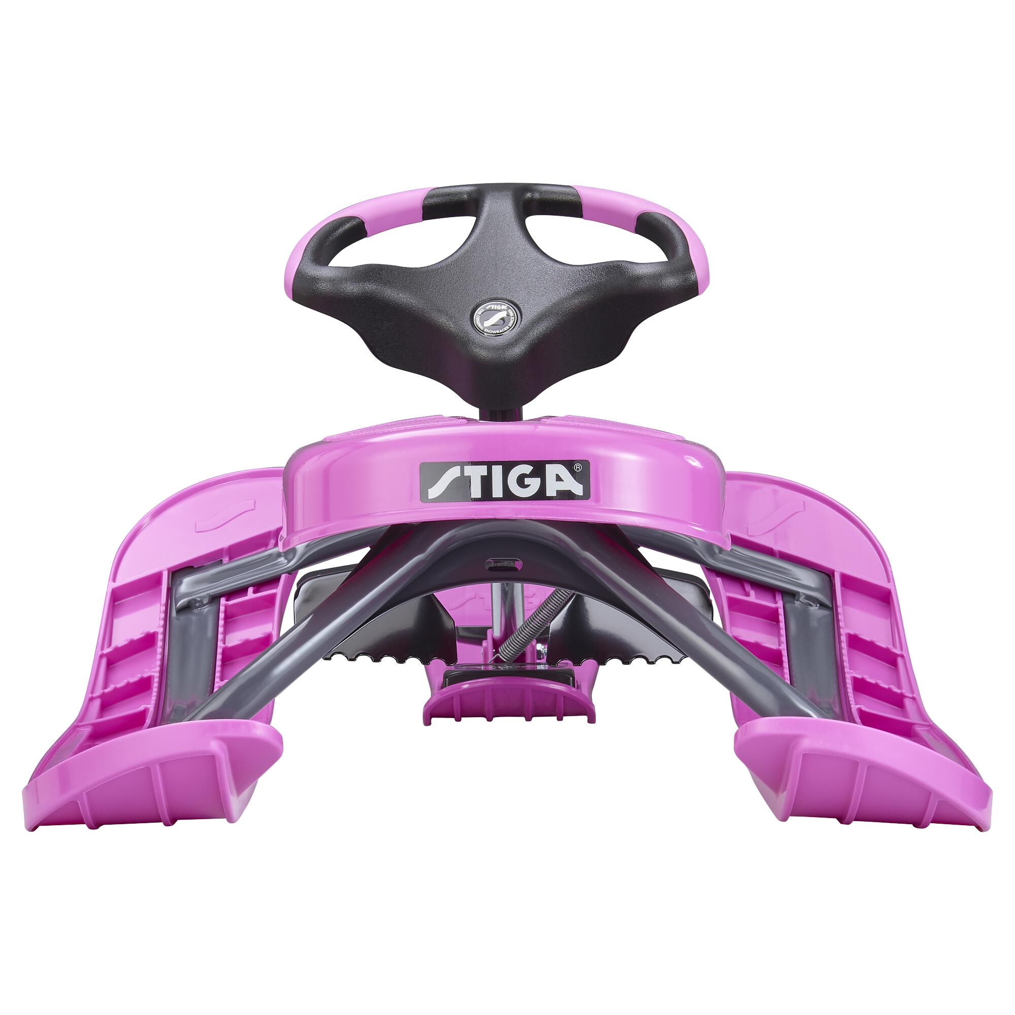 Slee Snowracer Curve Graphite Grey/Pink 2/7