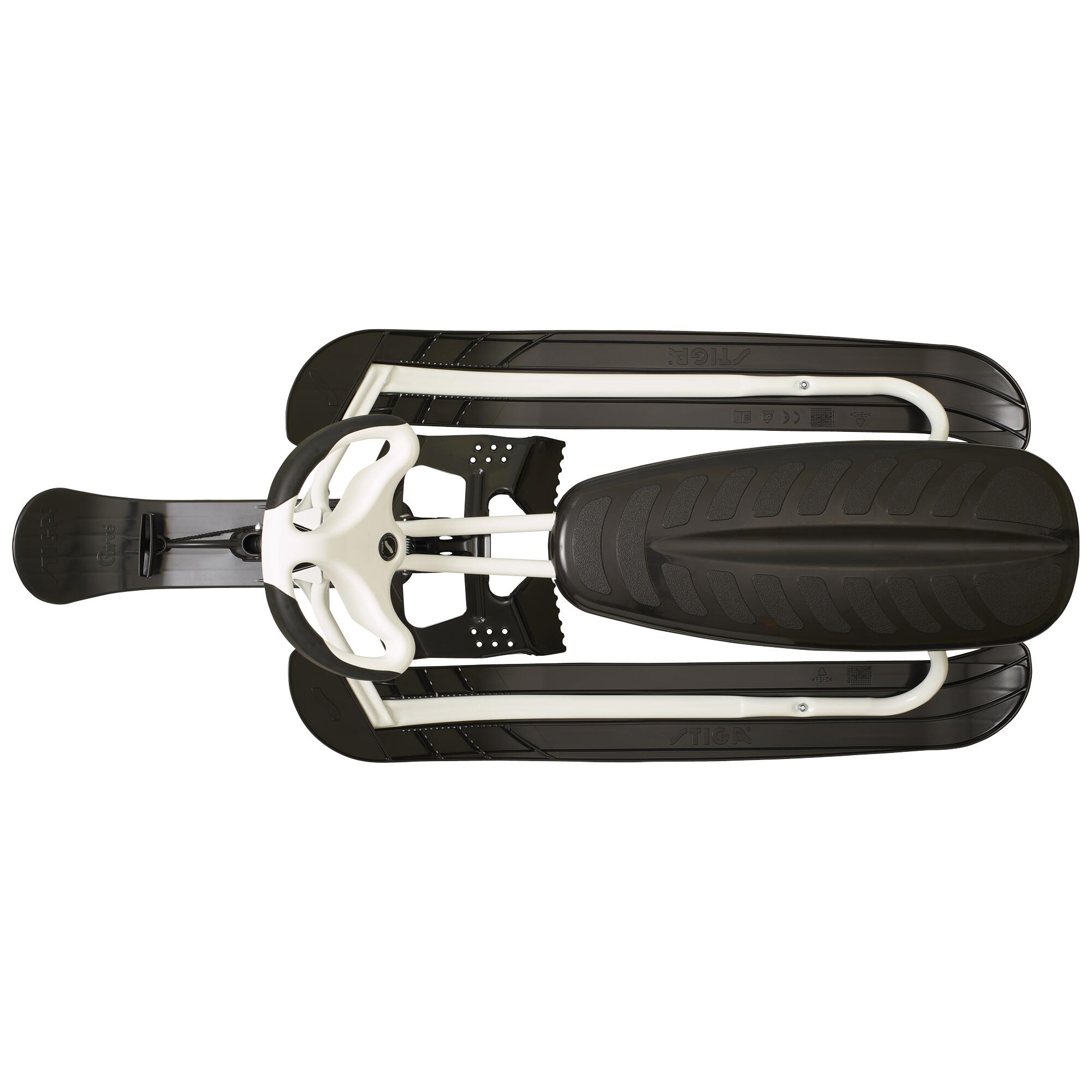 Slitta Snowracer Curve GT White/Black 3/4