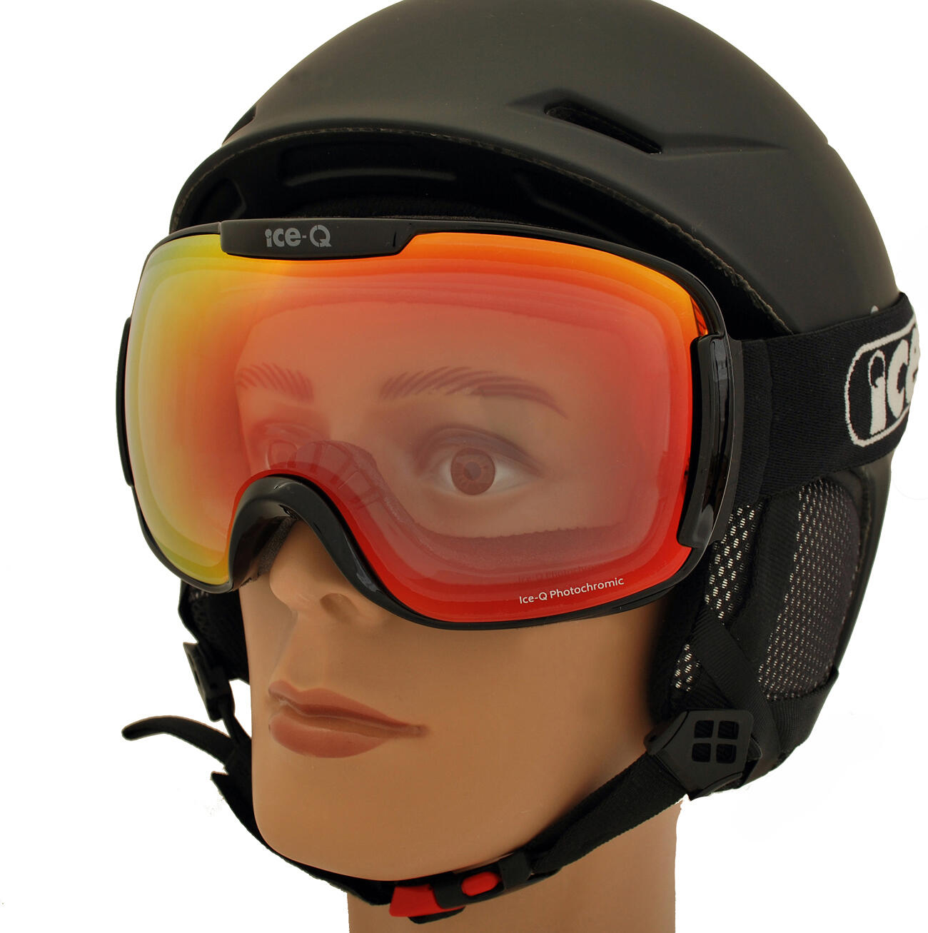 Gogle narciarskie Ice-Q Alta Badia Photochromic Red OTG na okulary S0-S3 4/7
