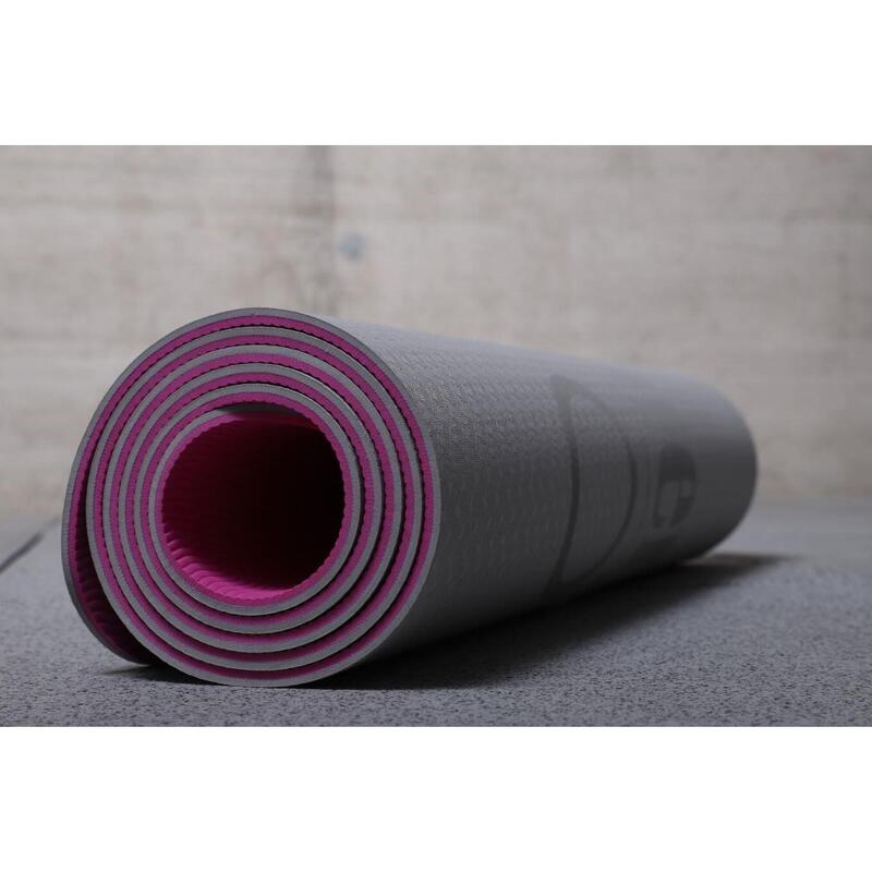 Women’s Health, Yoga Mat Fitnessmat, Anti Slip, Sport Mat, Roze/Wit